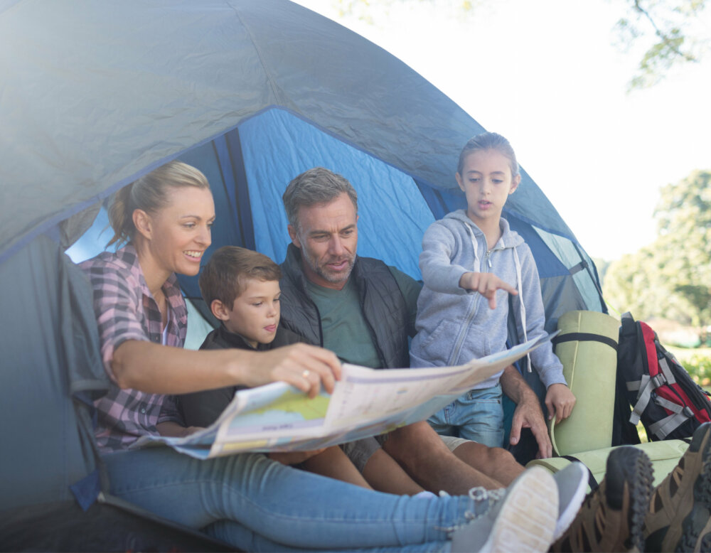 emplacement camping près de l'étang de thau