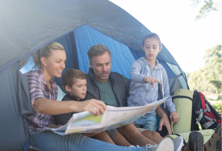 emplacement camping tente hérault