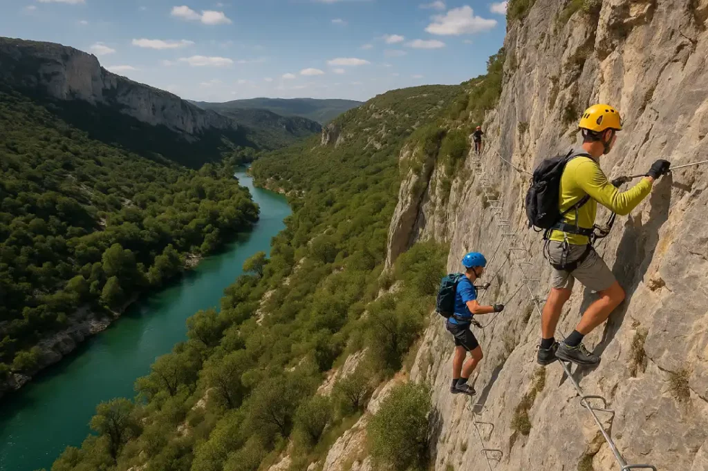 En savoir plus sur Via ferrata dans l’Hérault
