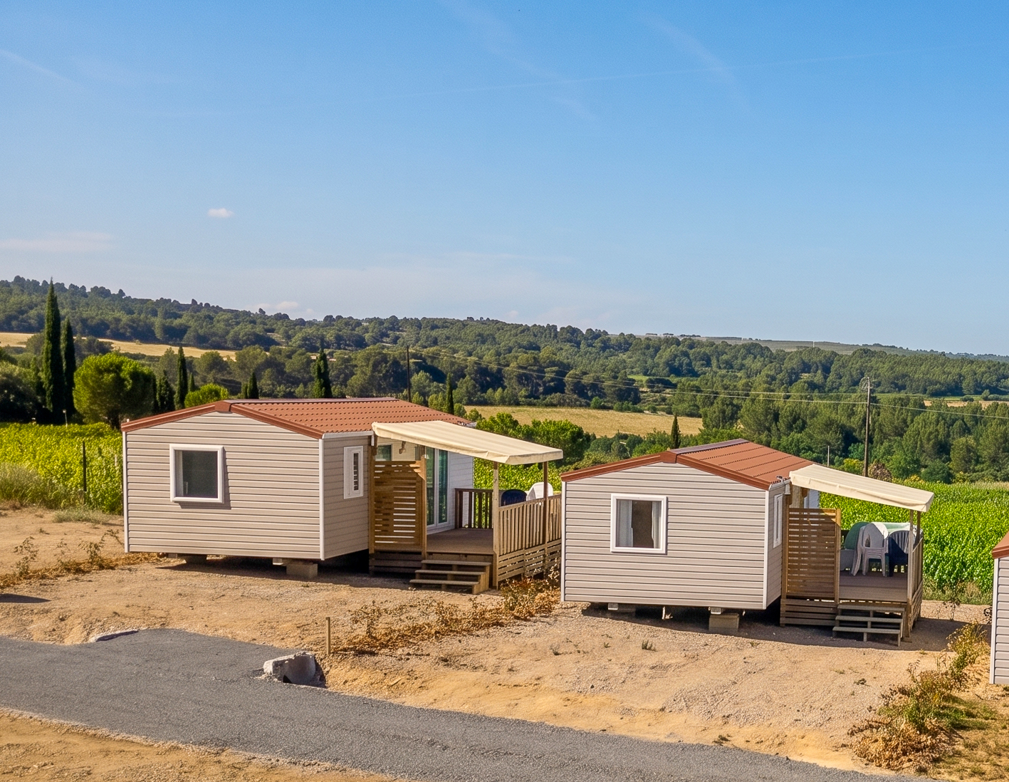mobil home camping herault